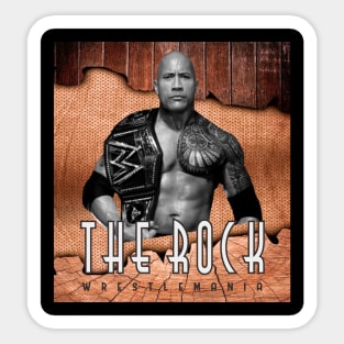 WRESTLEMANIA THE ROCK Sticker